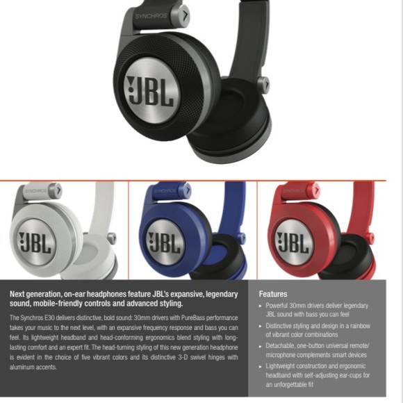 JBL Synchros E30 - Picture 3 of 3